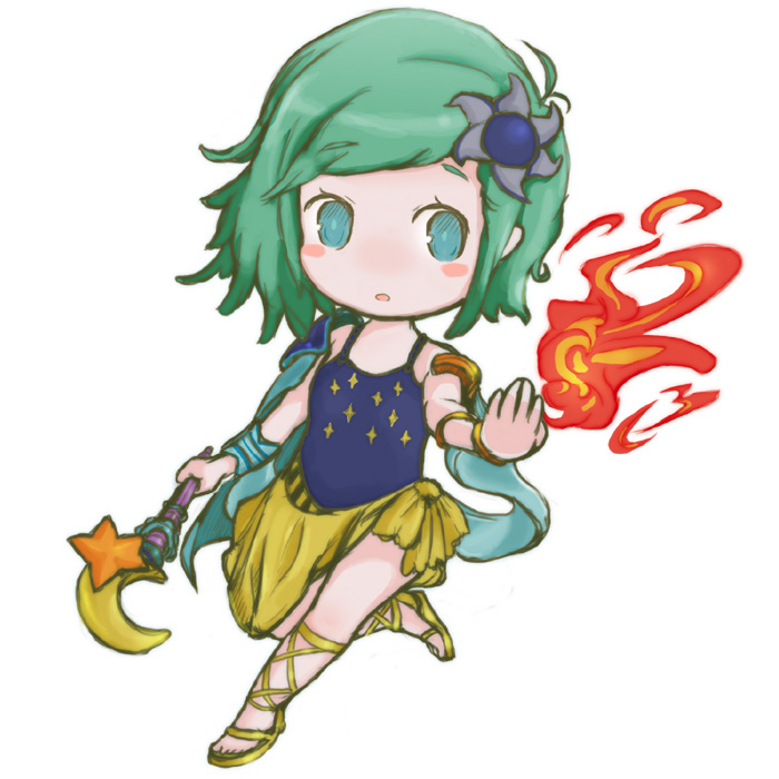 rydia (final fantasy and 1 more) drawn by sarmar
