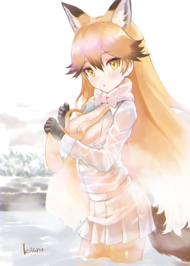 ezo red fox (kemono friends) drawn by gale_kawaii
