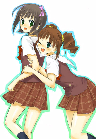 amami haruka and takatsuki yayoi (idolmaster and 1 more) drawn by 01_0219