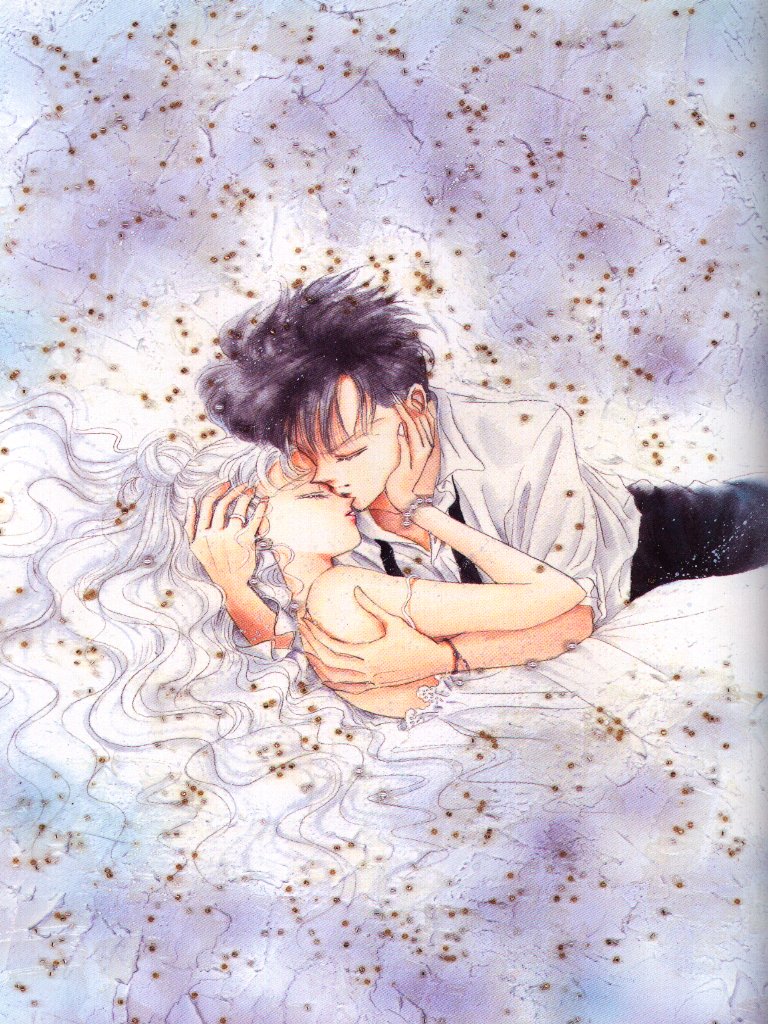 tsukino usagi, princess serenity, chiba mamoru, and endymion (bishoujo senshi sailor moon) drawn by takeuchi_naoko