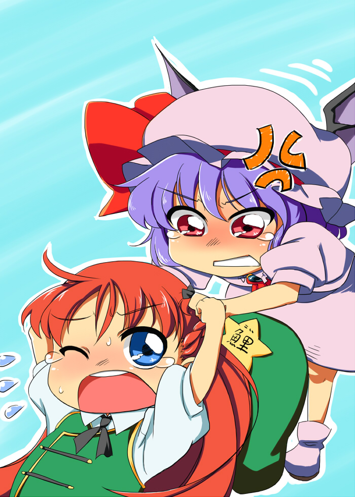 remilia scarlet and hong meiling (touhou) drawn by kingumokemoke