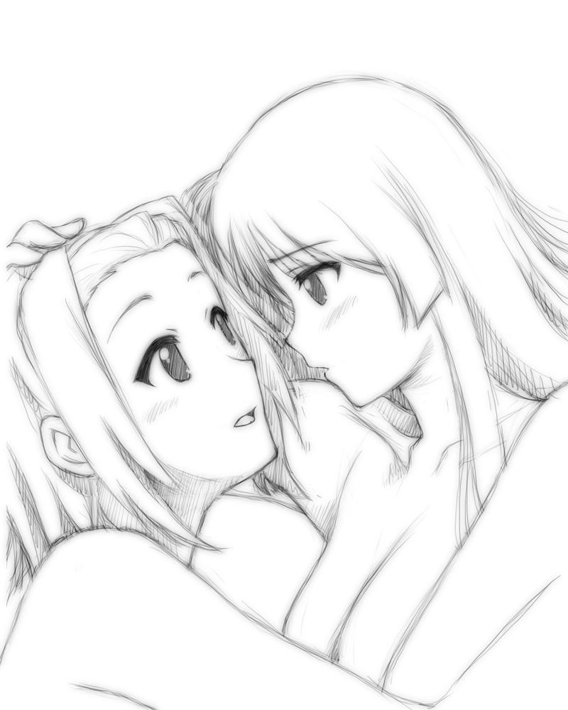 akiyama mio and tainaka ritsu (k-on!) drawn by dancho_(danch)