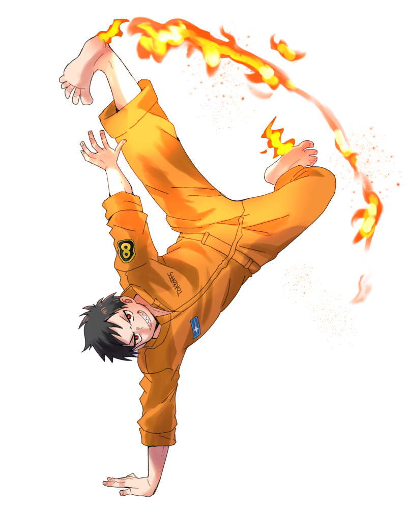 shinra kusakabe (en'en no shouboutai) drawn by x55555x