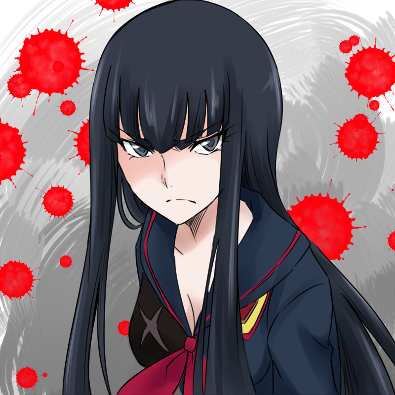 senketsu and kiryuuin satsuki (kill la kill) drawn by tsukikage_oyama