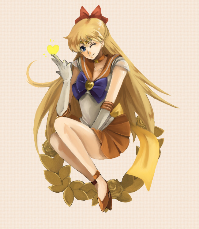 aino minako, sailor venus, and super sailor venus (bishoujo senshi sailor moon) drawn by nako_(nonrain)