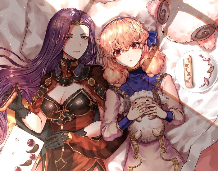 sonya and genny (fire emblem and 1 more) drawn by wani_(fadgrith)