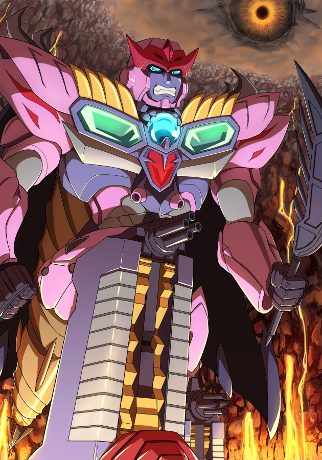 galvatron (transformers and 2 more) drawn by mamiya_myanmar