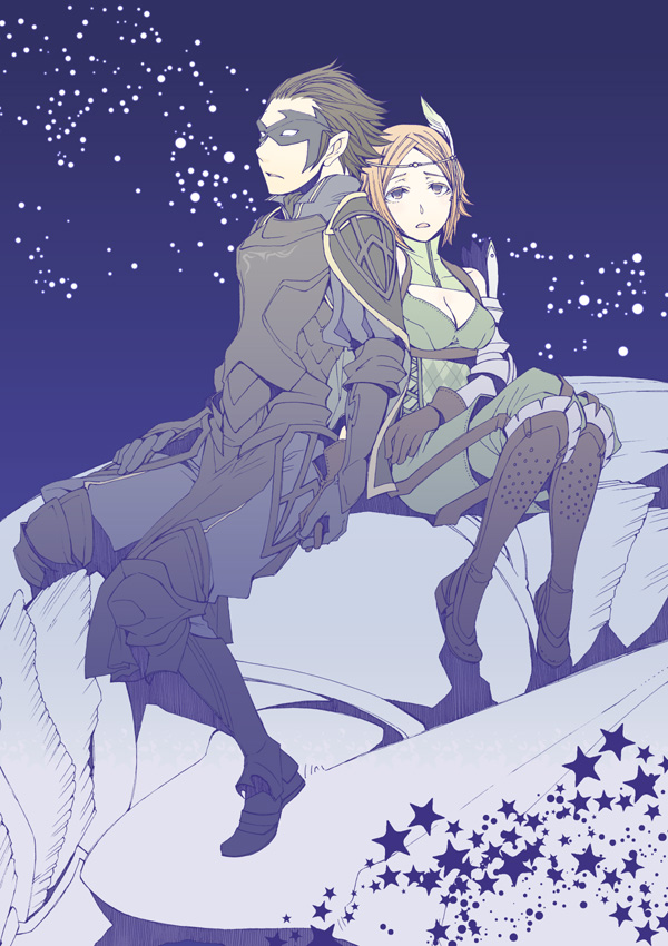 noire, gerome, and minerva (fire emblem and 1 more) drawn by osanai_satoru
