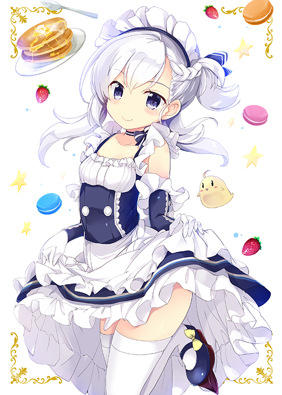 manjuu and little bel (azur lane) drawn by maruchan.