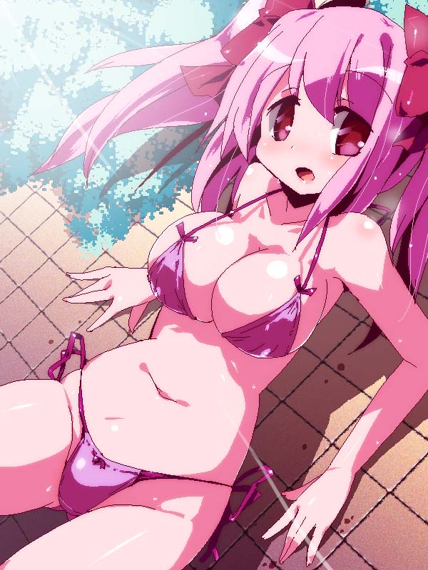 kaname madoka (mahou shoujo madoka magica) drawn by miuku_(marine_sapphire)