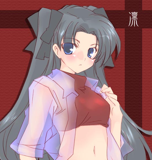 tohsaka rin (fate and 1 more) drawn by natsuru333