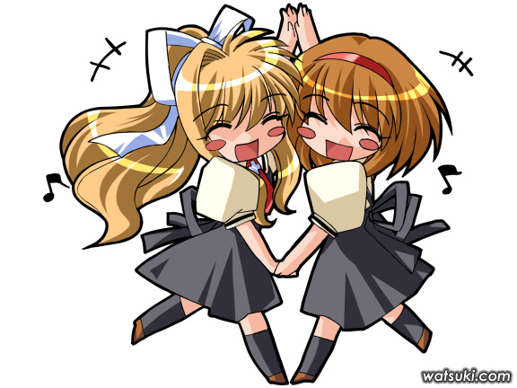 kamio misuzu and tsukimiya ayu (kanon and 2 more) drawn by watsuki_ayamo