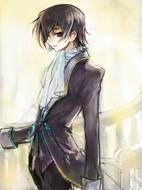 lelouch vi britannia (code geass) drawn by c_(rahit)