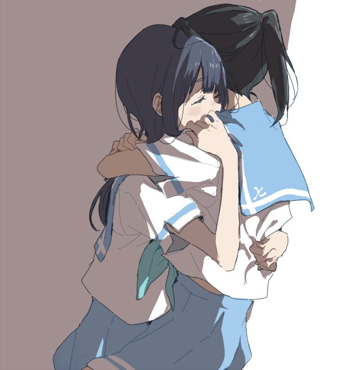 yoroizuka mizore and kasaki nozomi (hibike! euphonium and 1 more) drawn by ree_(re-19)