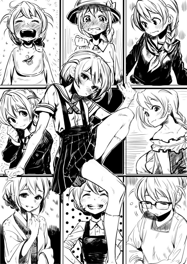 baba konomi (idolmaster and 1 more) drawn by bukimi_isan