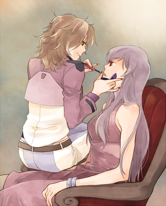 tieria erde and sumeragi lee noriega (gundam and 1 more) drawn by mugi0209