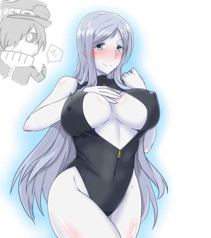 admiral, ta-class battleship, and abyssal admiral (kantai collection) drawn by i_b_b_e