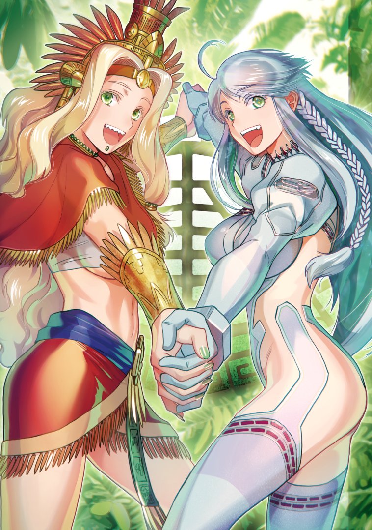 quetzalcoatl and kukulkan (fate and 1 more) drawn by hiroe_rei