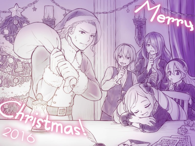female corrin, camilla, elise, leo, and xander (fire emblem and 1 more) drawn by hiyori_(rindou66)