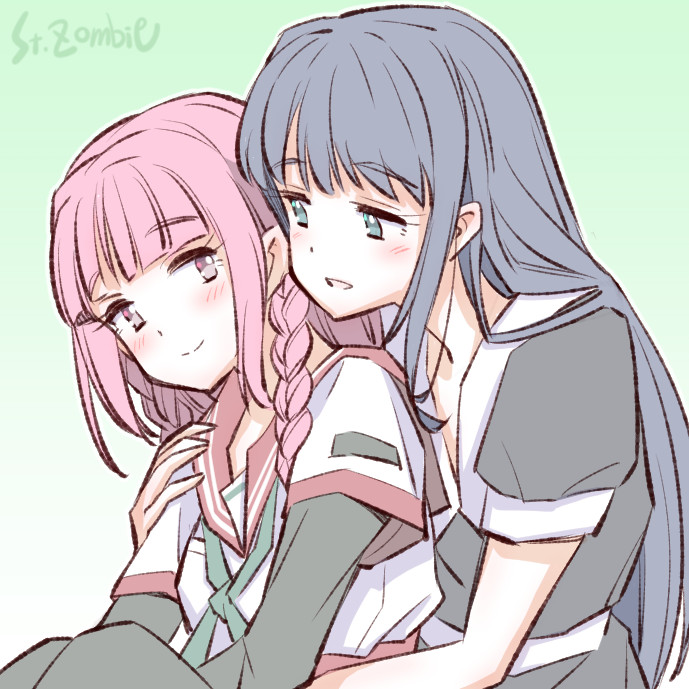 tamaki iroha and nanami yachiyo (mahou shoujo madoka magica and 1 more) drawn by studiozombie