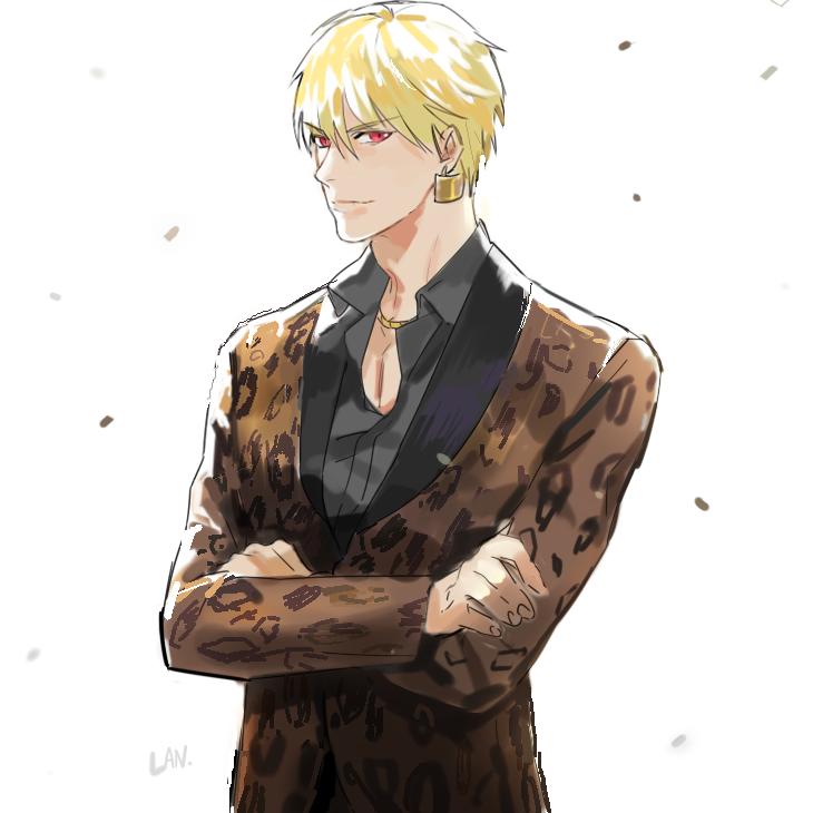 gilgamesh (fate and 2 more) drawn by lancelot_(smalock)