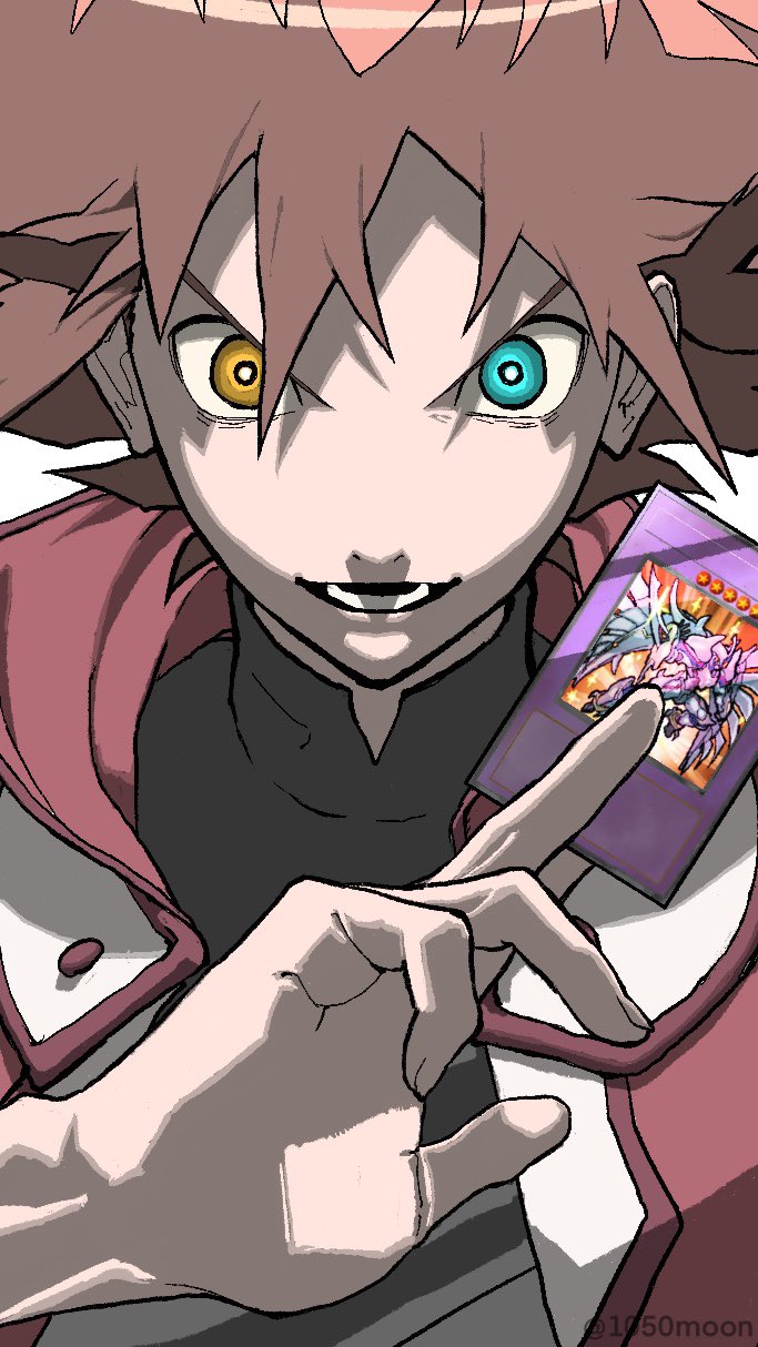 yuki judai and elemental hero shining neos wingman (yu-gi-oh! and 1 more) drawn by shimizugawa