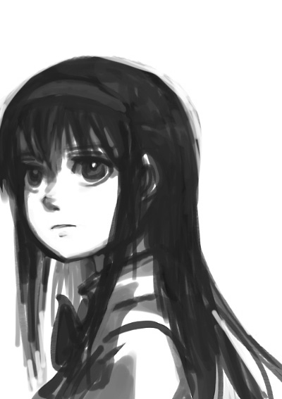 akemi homura (mahou shoujo madoka magica and 1 more) drawn by silverxp
