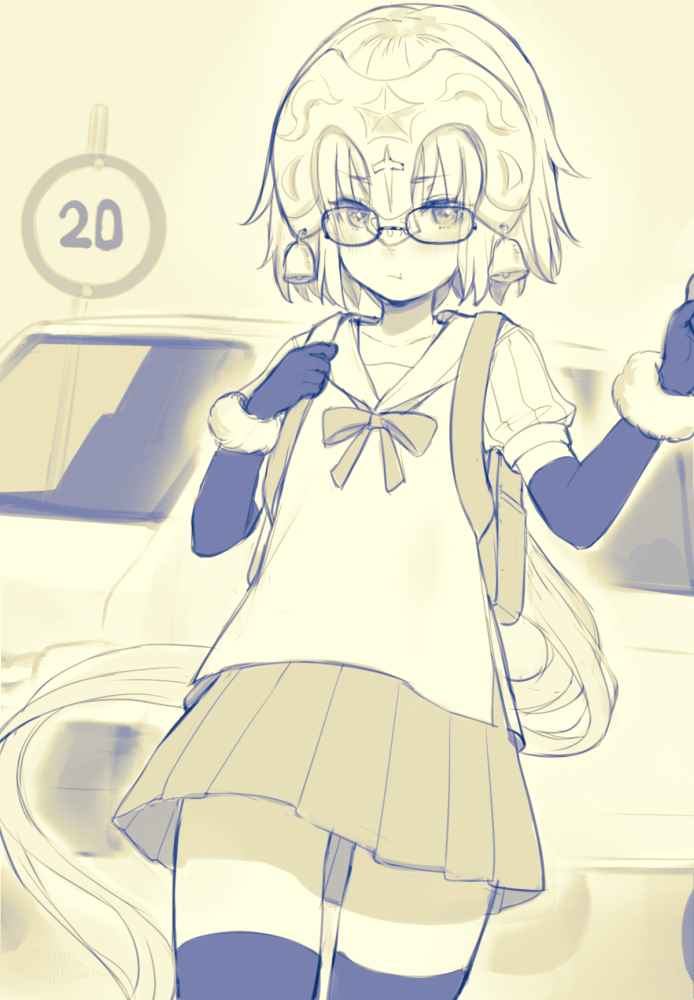 jeanne d'arc alter santa lily (fate and 1 more) drawn by aloniar
