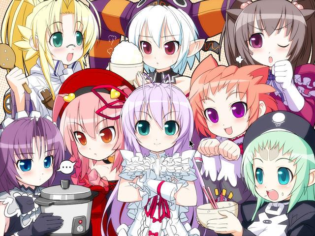 al azif, etheldreda, another blood, elsa, hadou ruri, and 3 more (demonbane) drawn by tsuji_santa