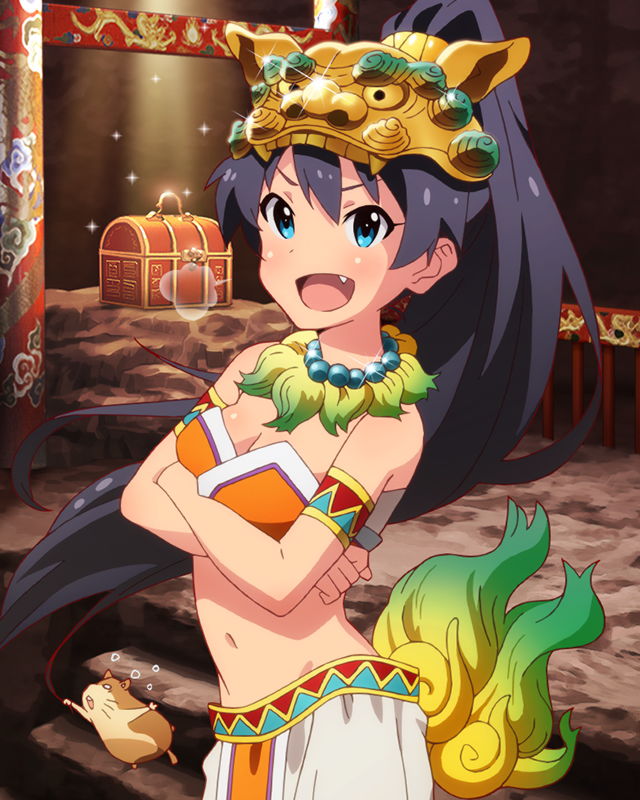 ganaha hibiki and hamuzou (idolmaster and 1 more)