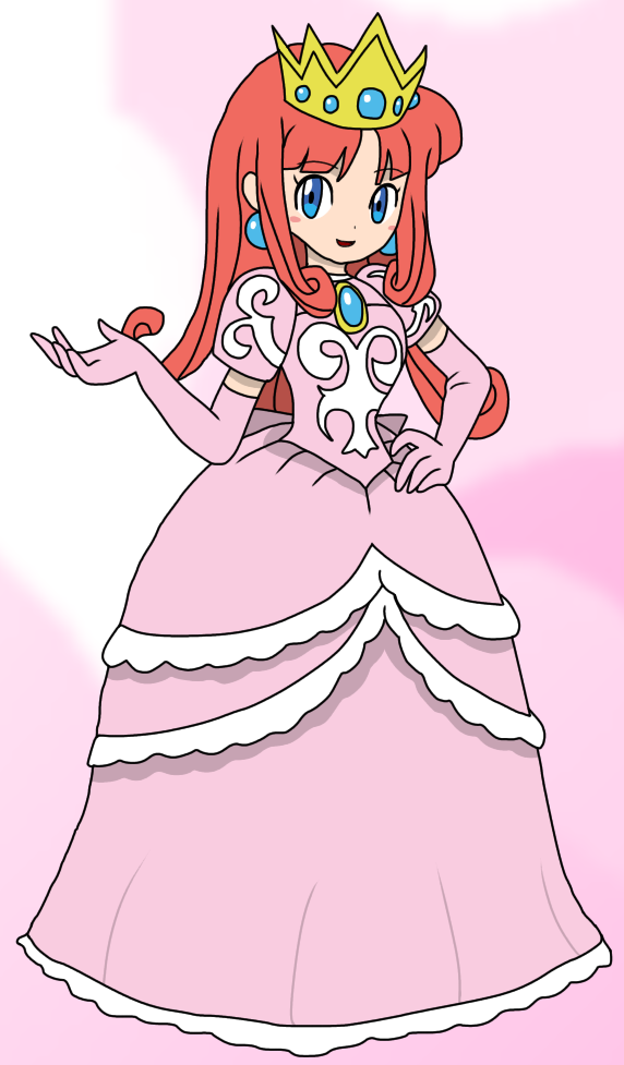 princess shokora (wario land and 1 more) drawn by bandmewtwo-007