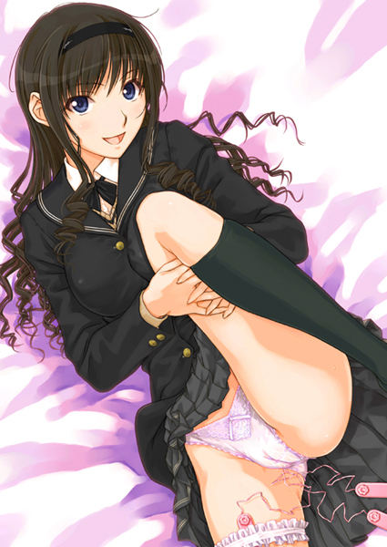 morishima haruka (amagami) drawn by route39 and zenki_(mekong_delta)