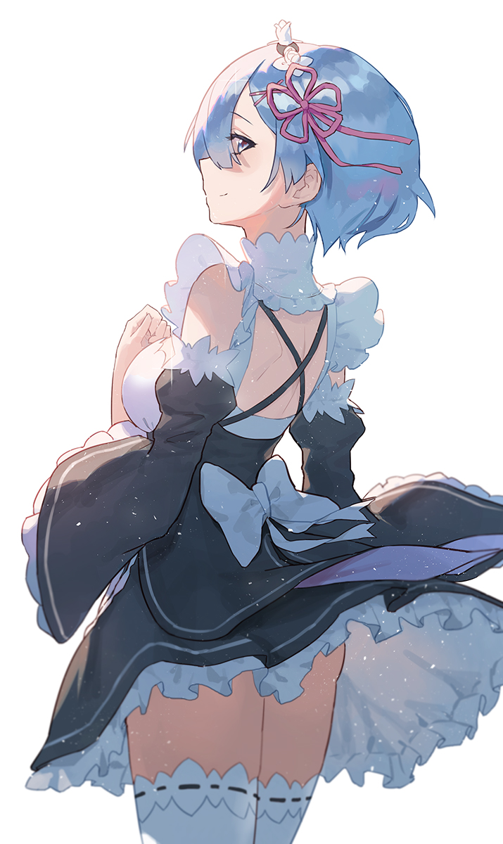 rem (re:zero kara hajimeru isekai seikatsu) drawn by seon_(seonon_)