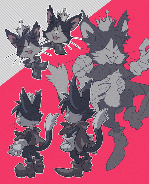 cait sith (final fantasy and 3 more) drawn by coffinsmokes