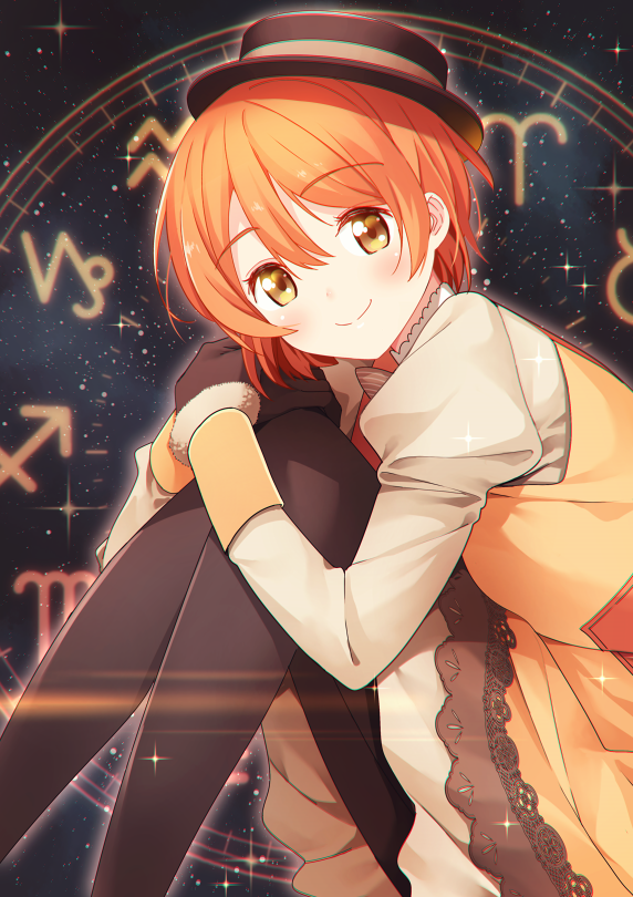 hoshizora rin (love live! and 1 more) drawn by nagareboshi