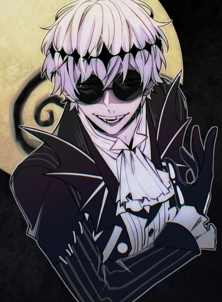 skully j. graves (twisted wonderland and 1 more) drawn by teemi
