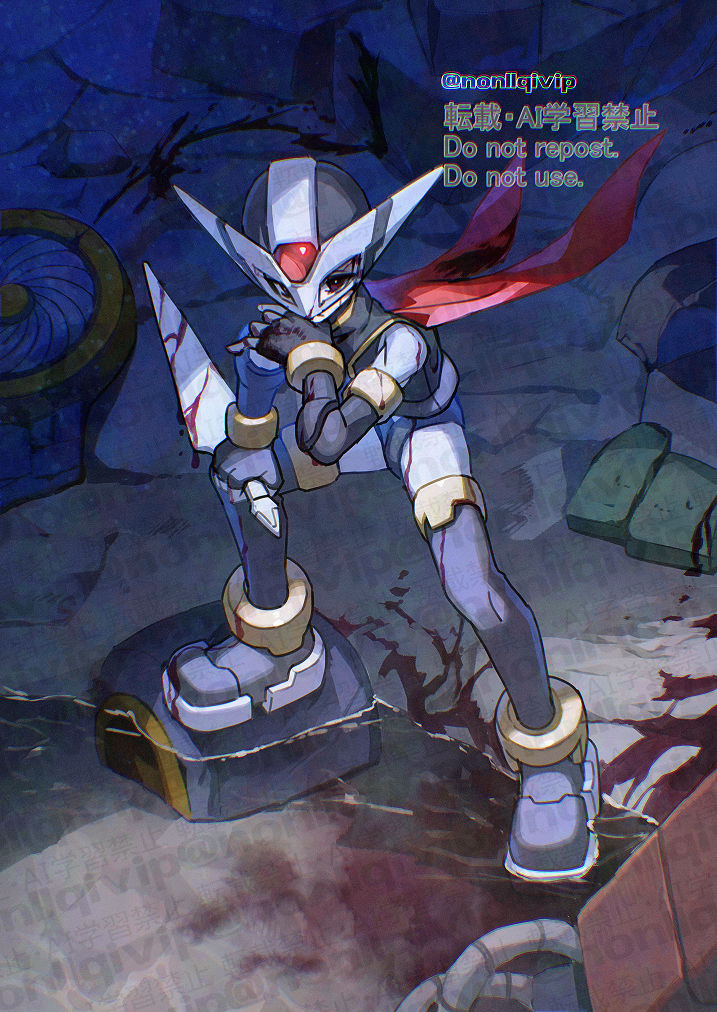 hidden phantom (mega man and 1 more) drawn by yamanashi_taiki