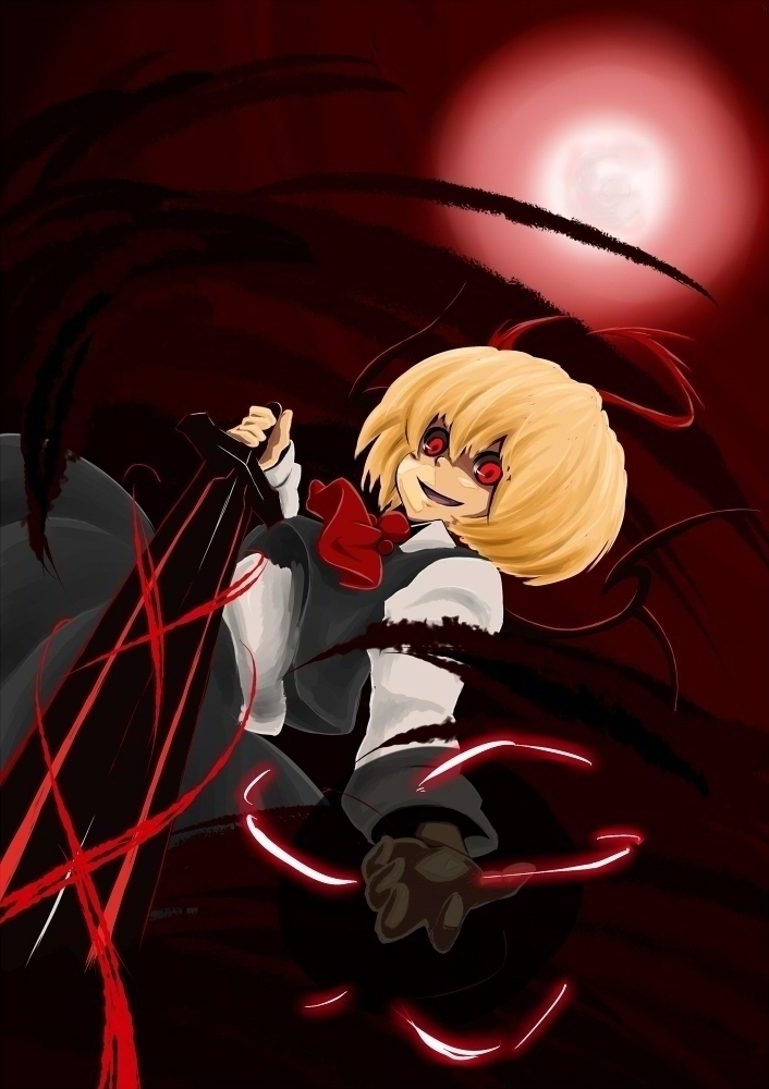 rumia and ex-rumia (touhou and 1 more) drawn by tsuttsu