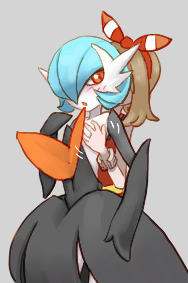 gardevoir, may, and mega gardevoir (pokemon and 1 more) drawn by tengukito