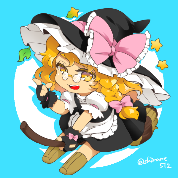 kirisame marisa and futatsuiwa mamizou (touhou) drawn by shirane_koitsu