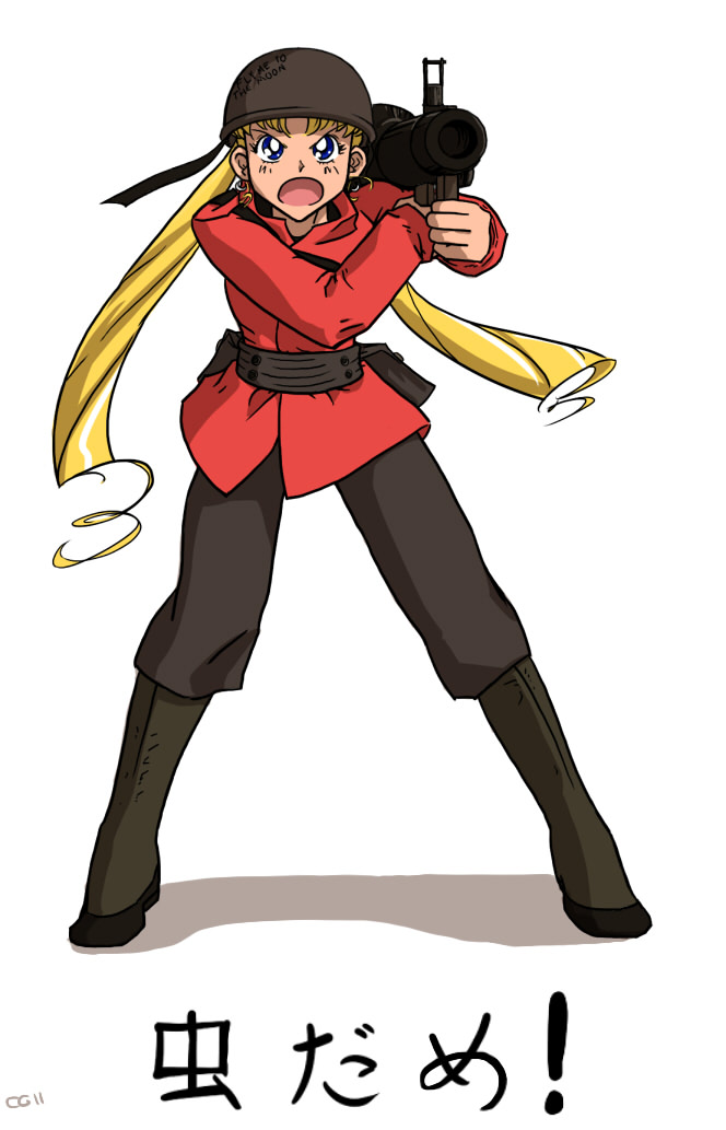 tsukino usagi, sailor moon, soldier, and red soldier (bishoujo senshi sailor moon and 1 more) drawn by yang_(yangpuppy)
