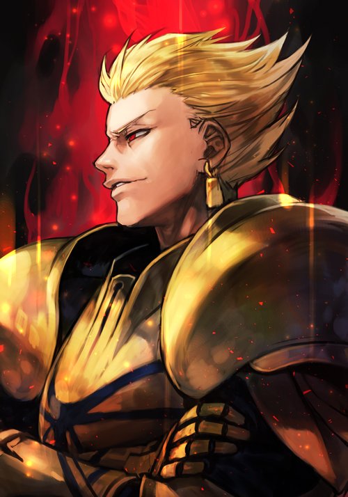 gilgamesh (fate and 1 more) drawn by hungry_clicker