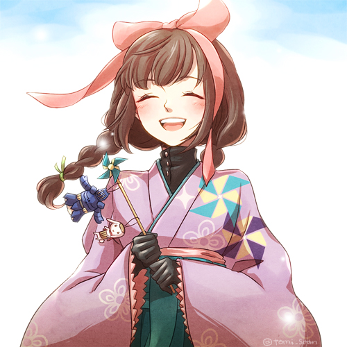 minamoto mamori (fire emblem and 1 more) drawn by tomi_(gu_souge)