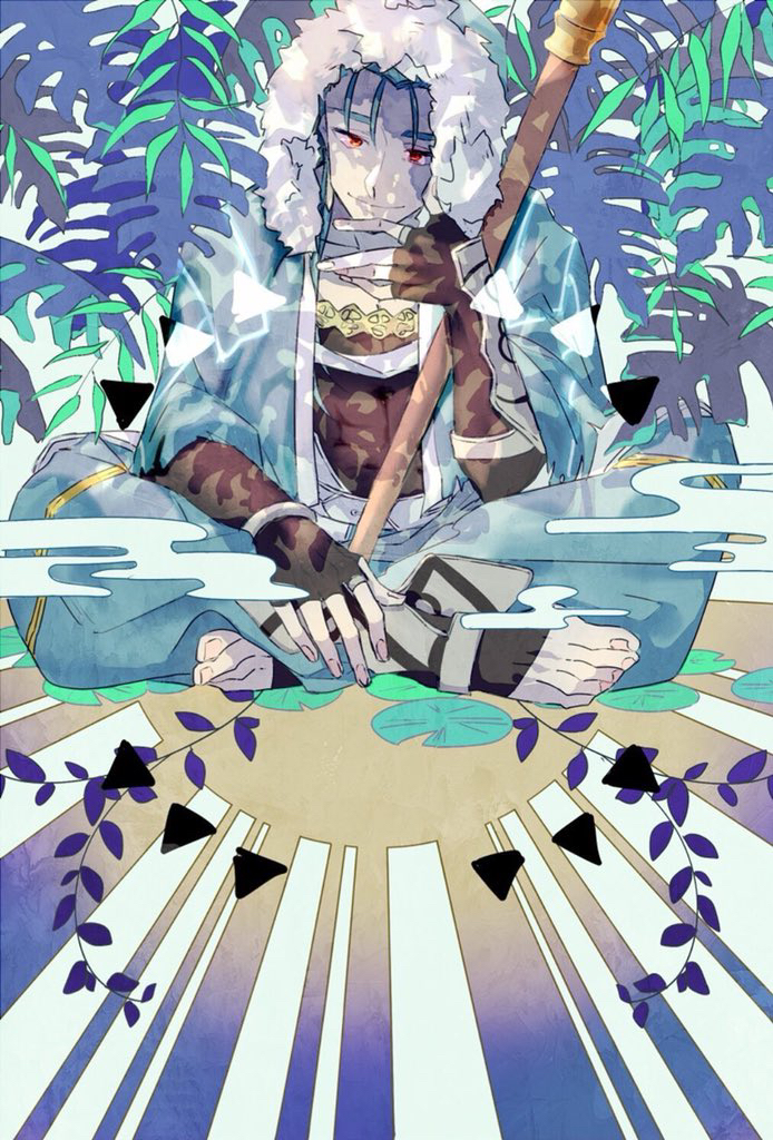 cu chulainn (fate and 1 more) drawn by e1voipius52iwof