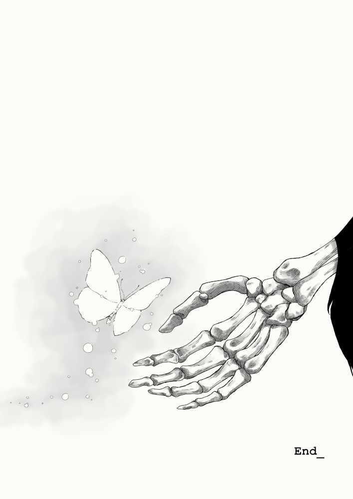 death and grim reaper (original) drawn by snippy_mj