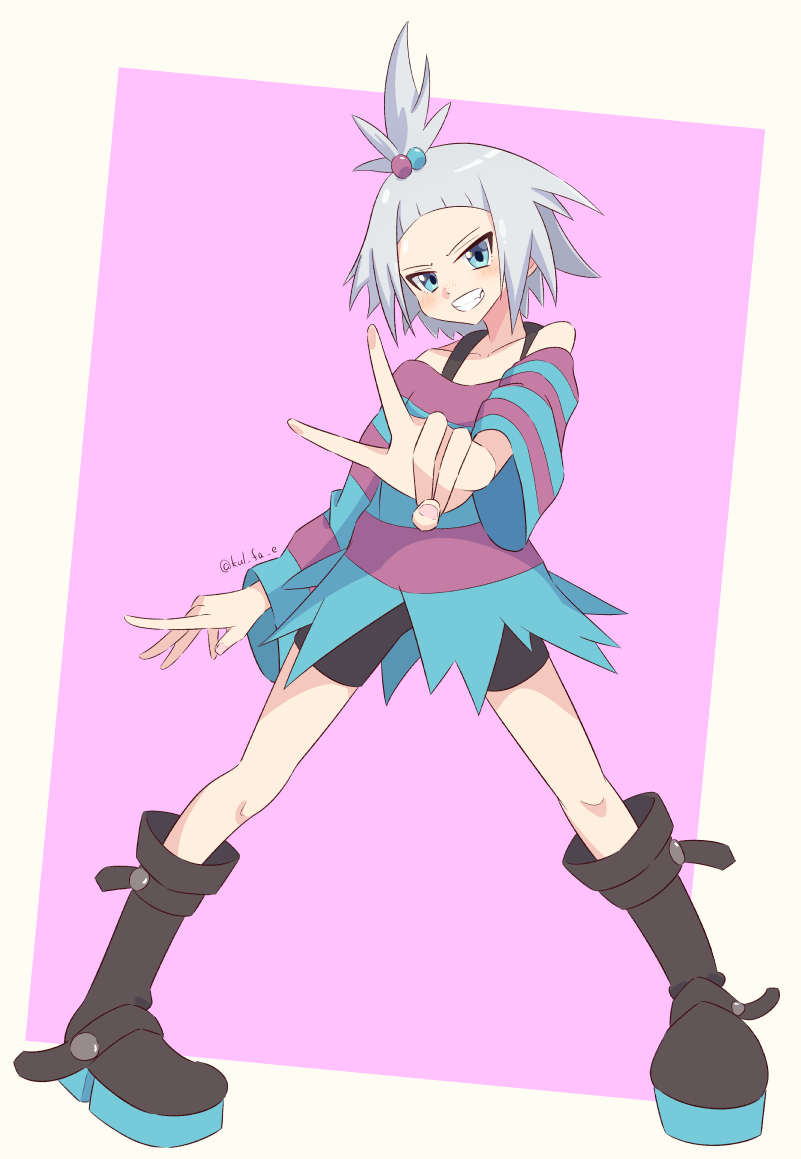 roxie (pokemon and 1 more) drawn by kulfae_(solfa0419)