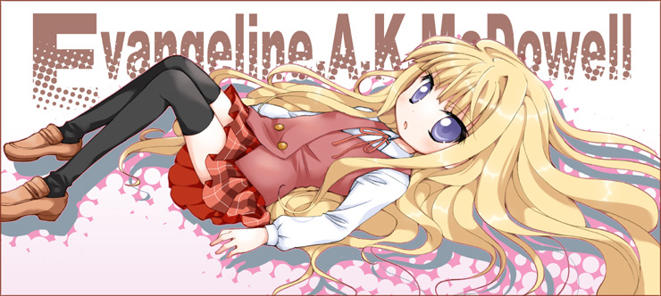 evangeline a.k. mcdowell (mahou sensei negima!) drawn by mizutama
