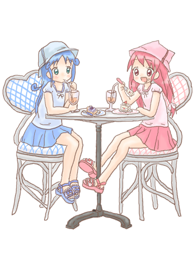 fine and rein (ichigo mashimaro and 1 more) drawn by sakuramori_sumomo