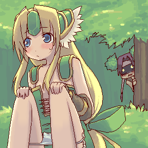 riesz and hawkeye (seiken densetsu and 1 more)