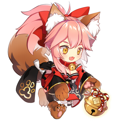 tamamo and tamamo cat (fate and 1 more) drawn by youli_(yori)